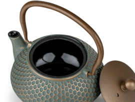 Theepot 'Jiangxi' - Gietijzer 0,7 liter Blue - Bredemeijer