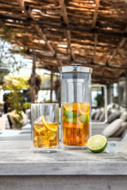 Dubbelwandige Ice Tea Maker - IJsthee Karaf - 1 liter - Bredemeijer