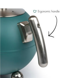 Dubbelwandige Theepot 'Bella Ronde' - Sea Blue 1,2 liter - Bredemeijer