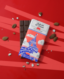 Chocolade - La Tour Eiffel Nuages - Melk Amandel -  Le Chocolat des Français