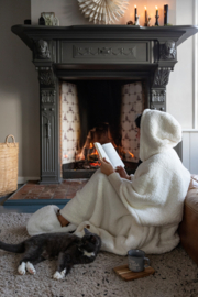 Teddy Hoodie Wit - Jens Living