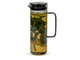 IJsthee Karaf met filter 'Padua' 1,2 liter - Lichtgrijs - Bredemeijer