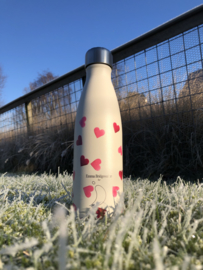 Chilly's Bottle - Pink Hearts - 500 ml