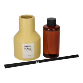 Geurstokjes Happy Place - Geel Jasmijn