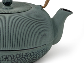Theepot 'Sichuan' - Gietijzer 1 liter Blauw - Bredemeijer