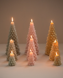 Kerstboomkaars 13,5 x 30 cm - Goud - Rustik Lys