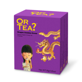 Doosje met 10 theezakjes - Dragon Jasmine Green - Or Tea?