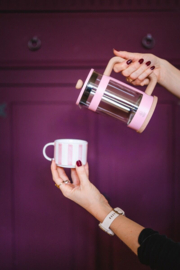 Theemaker ´Franca´ 600 ml - Pink - Leopold Vienna