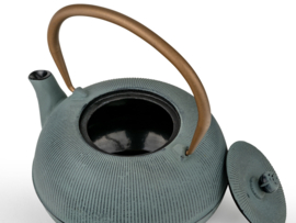 Theepot 'Sichuan' - Gietijzer 1 liter Blauw - Bredemeijer