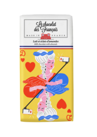 Chocolade - Marie Antoinette - Melk Amandel -  Le Chocolat des Français