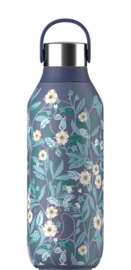 Chilly's Bottle Series 2- Liberty Blossom Blue - 500 ml