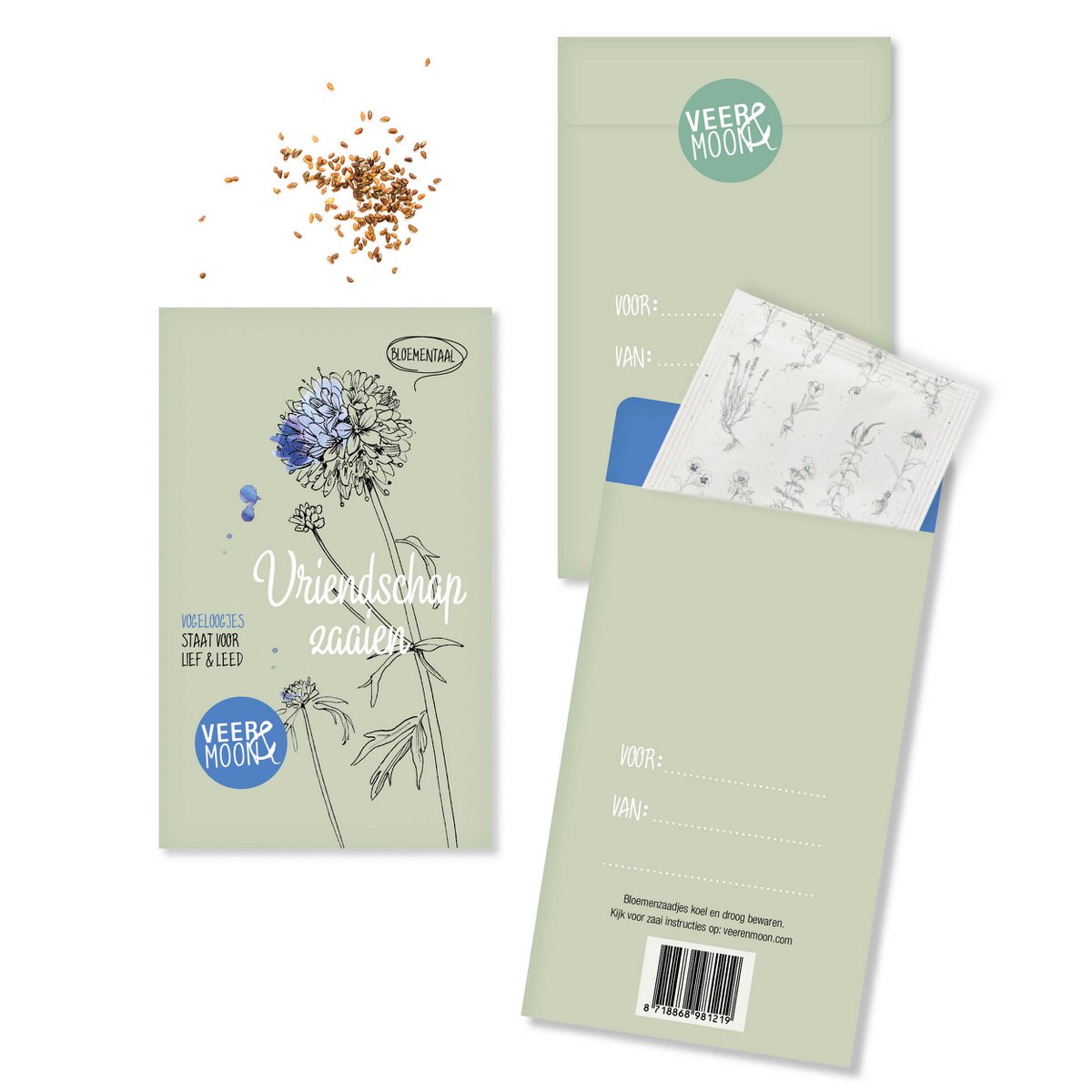 Bloemenzaad - Vriendschap Zaaien - Veer&Moon