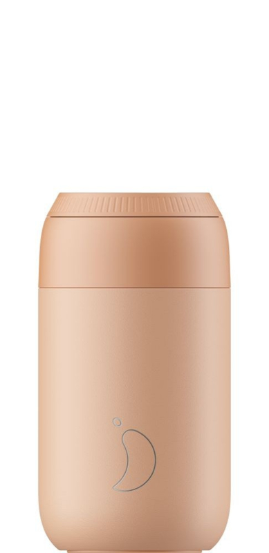 Chilly's Bottle Series 2 - Tea/Coffee Cup - Peach Orange - 340 ml