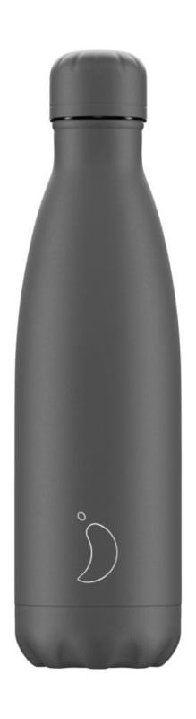 Chilly's Bottle -  All Grey Matte - 500 ml