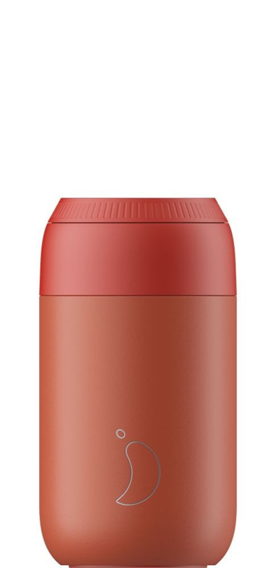Chilly's Bottle Series 2 - Chilly's Tea/Coffee Cup - Maple Red - 340 ml