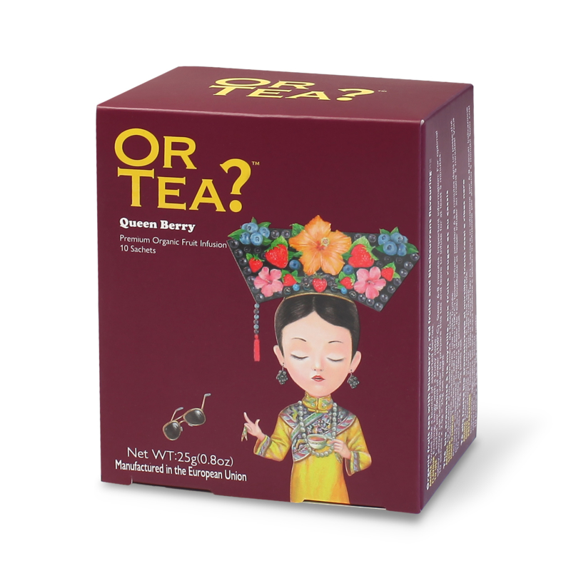 Doosje met 10 theezakjes - Queen Berry - Or Tea?