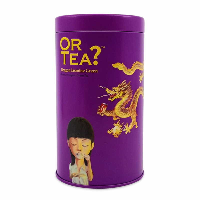 Groene Thee Blik - Dragon Jasmine Green - Or Tea?