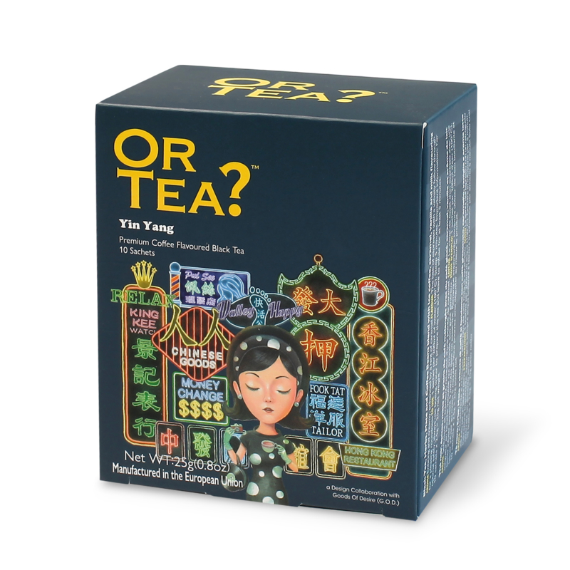 Doosje met 10 theezakjes - Yin Yang - Or Tea?