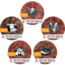 BARFmenu Vers Vlees Hond | Mixdoos 'Premium' | Aanvullende KVV, BARF