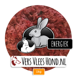 BARFmenu Vers Vlees Hond | 'Energiek' | Complete KVV, BARF