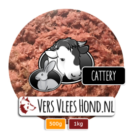 BARFmenu Vers Vlees Kat | 'Cattery' | Complete KVV, BARF