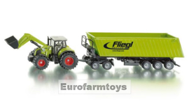S01949X Claas Axion 850 + dolly + aanhanger