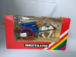 B09499 Paard + kar regenboog