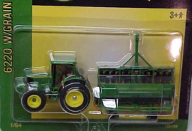 E15515  JD 6220 Tractor w/1590  Grain Drill