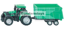 S01641 Deutz +tandemas aanhanger