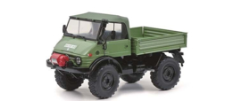 O00445 MB Unimog 406 cabrio groen