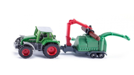 S01675 Fendt + hout hakselaar