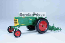 SCT326 Oliver 66 Tractor + Spring Tooth Harrow