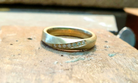 Ring gemaakt van oude trouwring