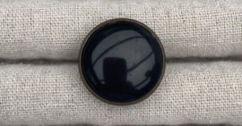 Ring brons groot zwart