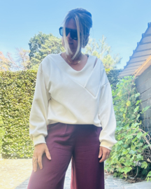 Sweater Eliosa TU Off Withe