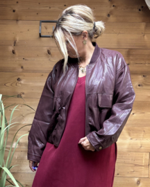 Veste Madelene  bordeaux