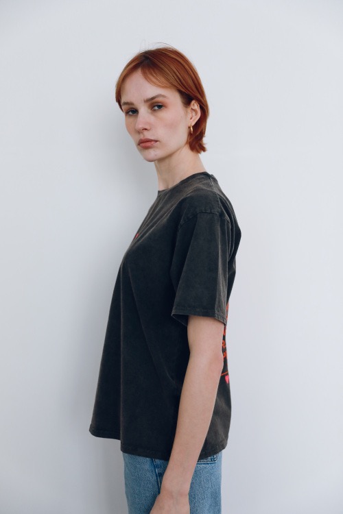T shirt Iconic TU  donker grijs