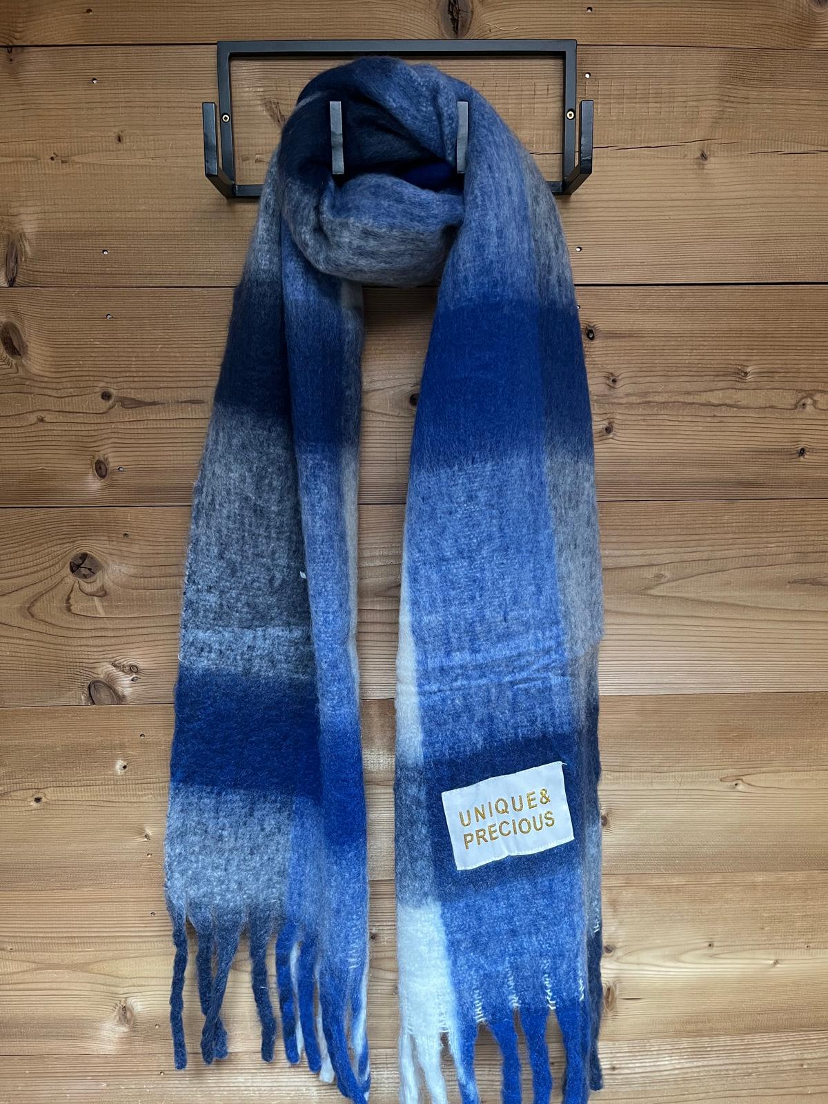 Sjaal UNIQUE & PRECIOS blauw
