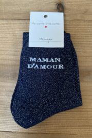 Glittersokken Maman d'Amour