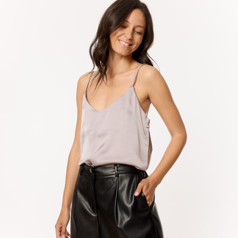 Top jutta  grijs