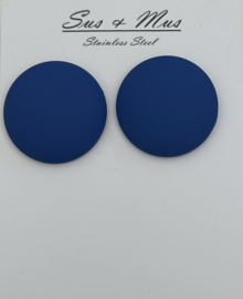 Stekers felle kleuren groot dia 3cm blauw