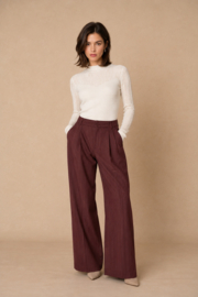 Broek Juliette bordeaux