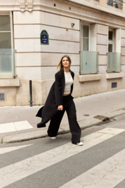 Coat blazer  oversized zwart