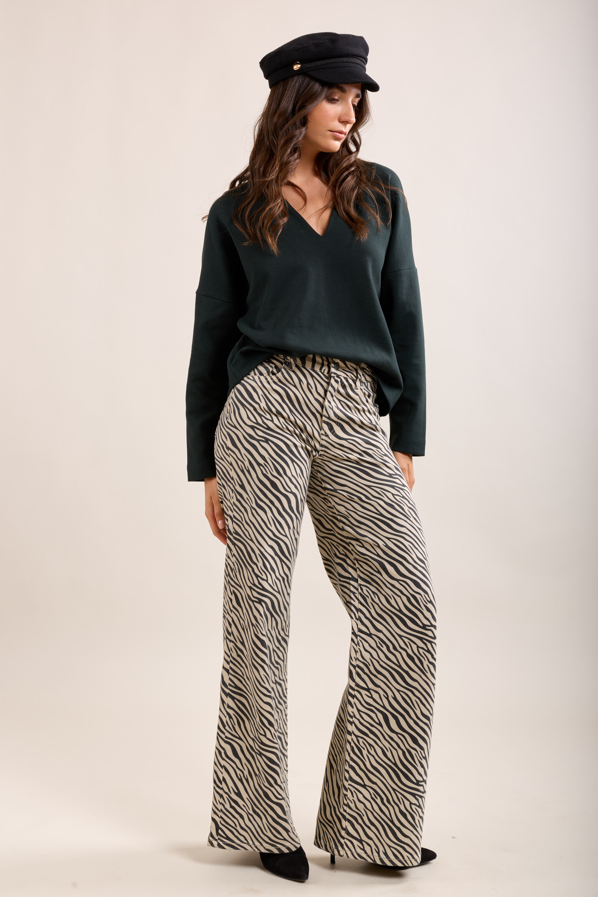 Broek Zebra print