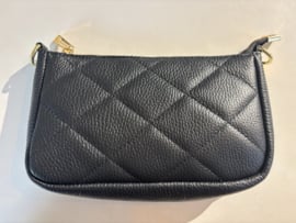 Handtas Sien leer zwart
