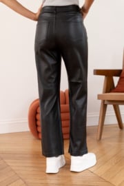Broek Oraije  solange  Leer zwart