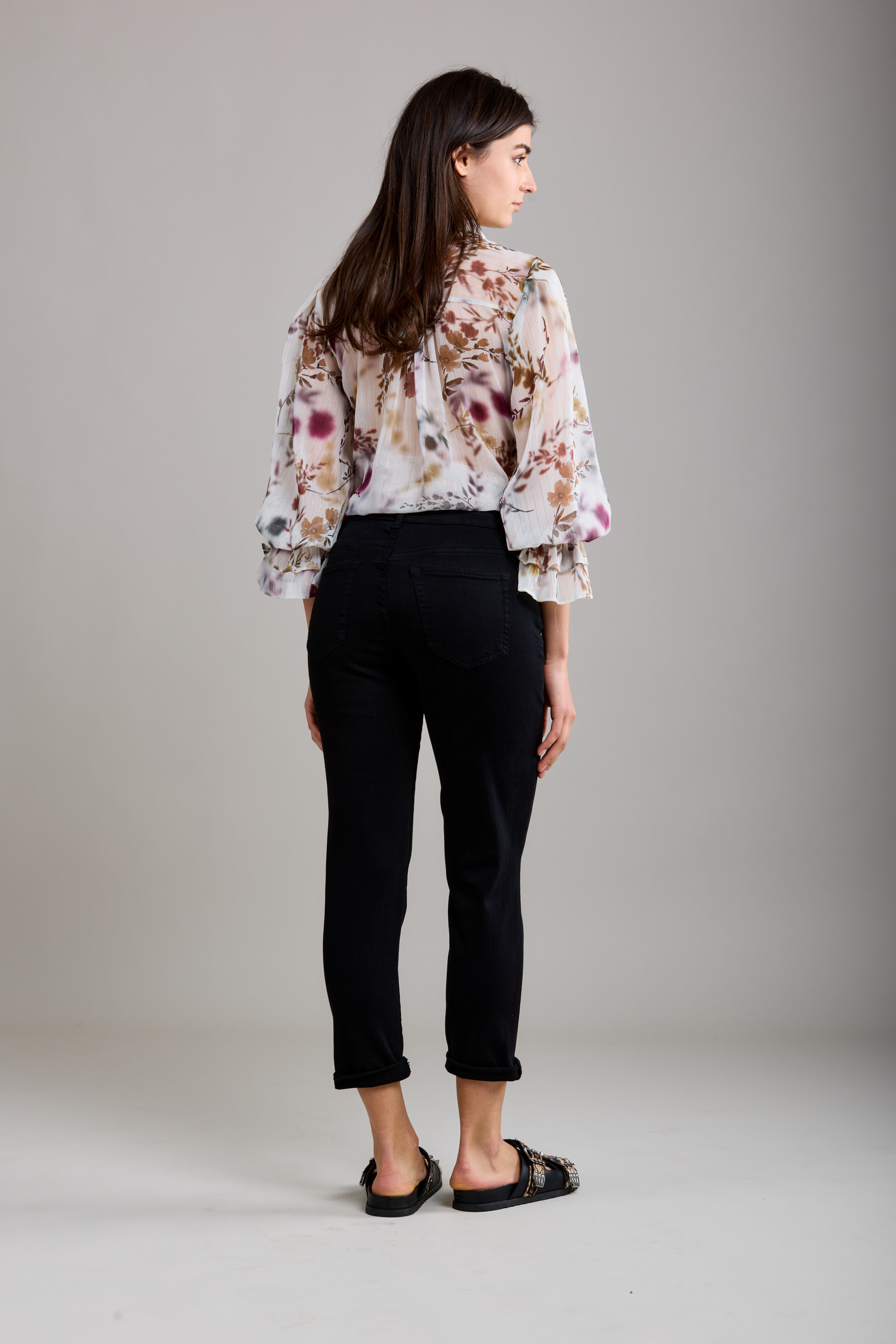 Jeans Toxik zwart boyfriend  L20029-c