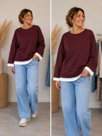 Sweater  Maud bordeaux