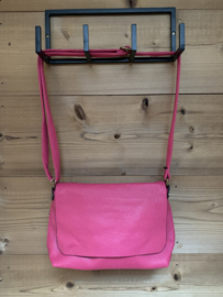 Handtas overslag klein pink