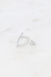 ring stainless steel zilver kaat